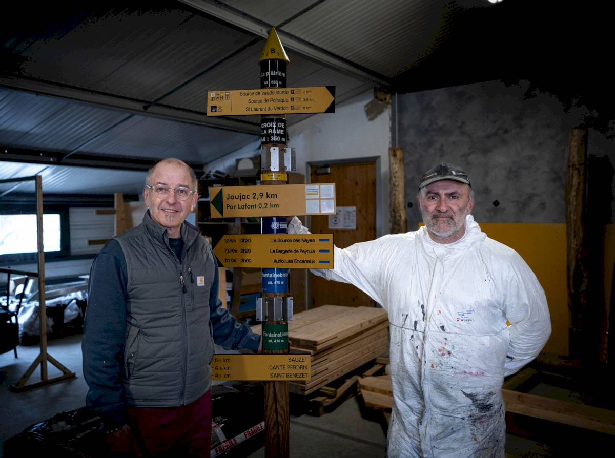 Jamais perdu en rando grâce aux panneaux signalétiques de Pic Bois