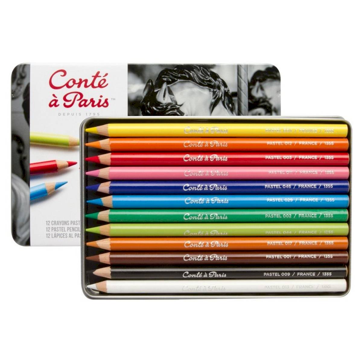 Conté à Paris - 12 crayons pastel