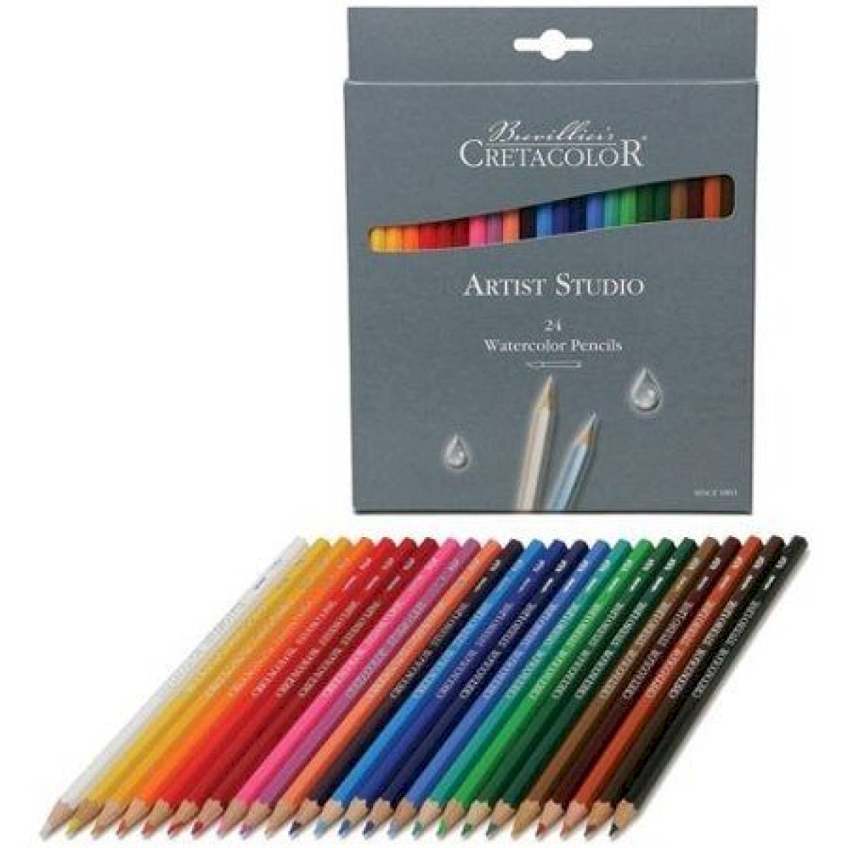 Brevillier's - 24 crayons Artist Studio Aquarelle