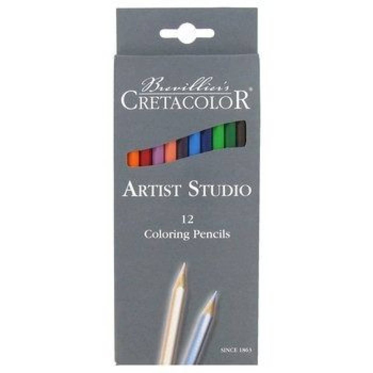 Brevillier's - 12 crayons Artist Studio Coloring