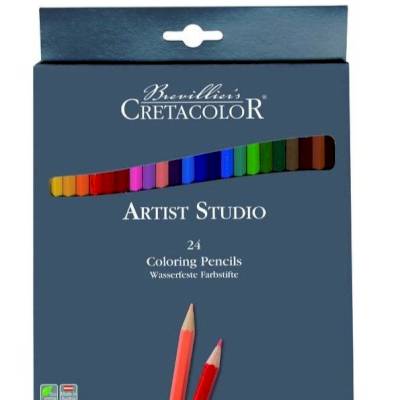 Brevillier's - 24 crayons Artist Studio Coloring